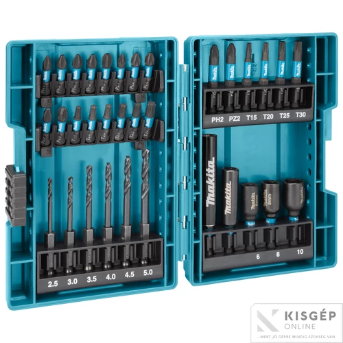Makita 33db-os impact BLACK bitkészlet