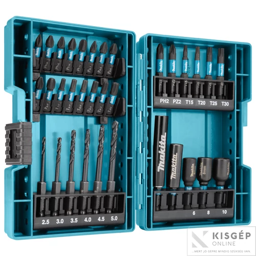 Makita 33db-os impact BLACK bitkészlet