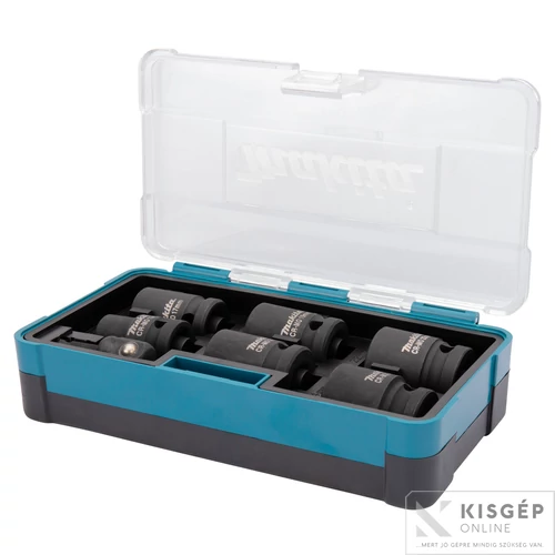 MAKITA dugókulcs készlet 13, 17, 19, 21, 22, 24mm + adapter