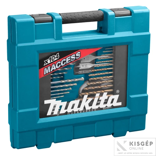 Makita 104db-os fúró-csavarbehajtó készlet