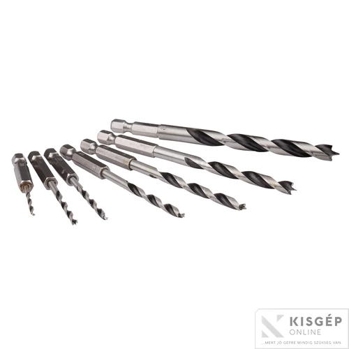 Makita hatszög befogású fafúró készlet 2,3,3,4,5,6,8mm