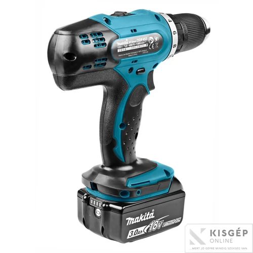 Makita DDF453RFE 18V LXT Li-ion 42Nm fúró-csavarbehajtó 2x3,0Ah