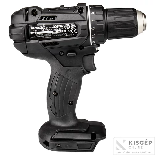 Makita DDF482RFEB 18V LXT Li-ion 62Nm Akkus fúró-csavarbehajtó 2x3,0Ah FEKETE