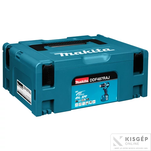 Makita DDF487RAJ 18V LXT Li-ion BL 40Nm fúró-csavarbehajtó 2x2,0Ah