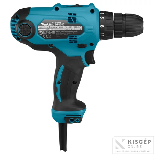 Makita 450W 1,0-10mm fúrógép 42Nm