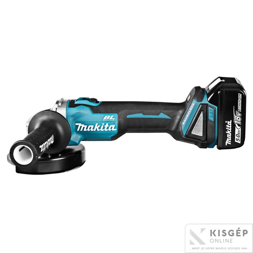 Makita DGA504RTJ 18V LXT Li-ion BL 125mm sarokcsiszoló 2x5,0Ah