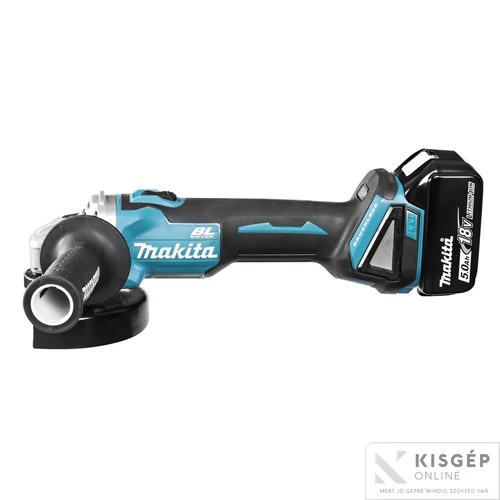Makita DGA506RTJ 18V LXT Li-ion BL 125mm sarokcsiszoló 2x5,0Ah + FÉK