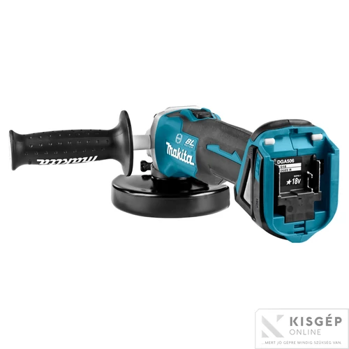 Makita DGA506RTJ 18V LXT Li-ion BL 125mm sarokcsiszoló 2x5,0Ah + FÉK