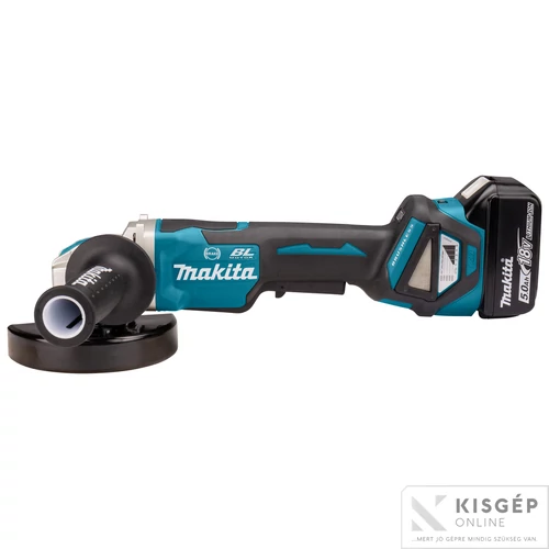 Makita 18V LXT Li-ion BL 125mm X-LOCK sarokcsiszoló ford+fék 2x5,0Ah