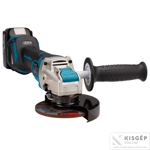 Makita 18V LXT Li-ion BL 125mm X-LOCK sarokcsiszoló ford+fék 2x5,0Ah
