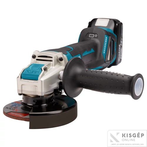Makita 18V LXT Li-ion BL 125mm X-LOCK sarokcsiszoló ford+fék 2x5,0Ah