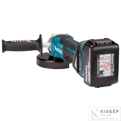 Makita 18V LXT Li-ion BL 125mm X-LOCK sarokcsiszoló ford+fék 2x5,0Ah