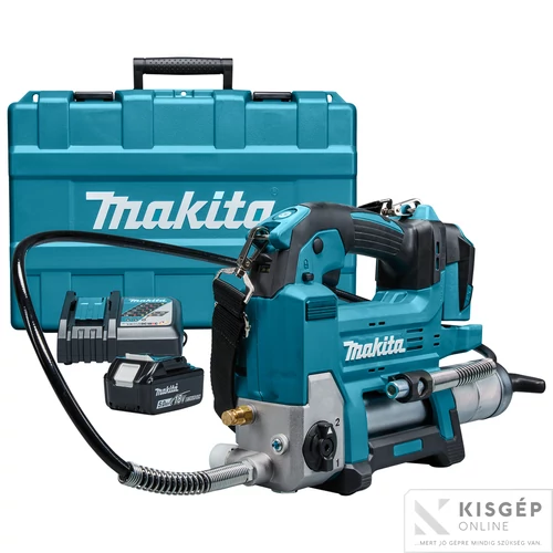 Makita DGP180RT 18V LXT Li-ion BL 2 seb zsírzógép 1x5,0Ah