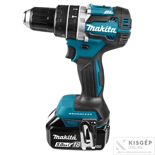 Makita DHP484RTJ 18V LXT Li-ion BL 60Nm ütvefúró-csavarbehajtó 2x5,0Ah