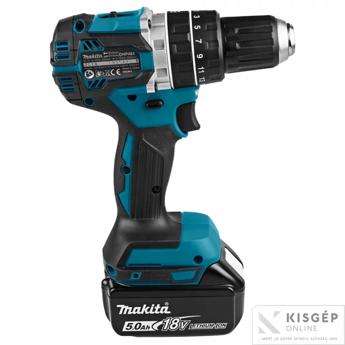 Makita DHP484RTJ 18V LXT Li-ion BL 60Nm ütvefúró-csavarbehajtó 2x5,0Ah