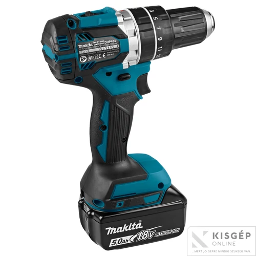 Makita DHP484RTJ 18V LXT Li-ion BL 60Nm ütvefúró-csavarbehajtó 2x5,0Ah