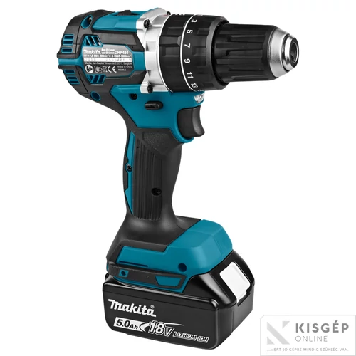 Makita DHP484RTJ 18V LXT Li-ion BL 60Nm ütvefúró-csavarbehajtó 2x5,0Ah