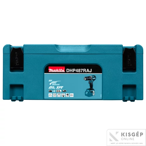 Makita DHP487RAJ 18V LXT Li-ion BL 40Nm ütvefúró-csavarbehajtó 2x2,0Ah