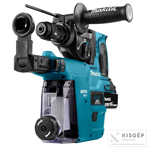 Makita DHR243RTJW 18V LXT Li-ion BL 2,0J SDS-Plus fúró-vésőkalapács cst 2x5,0Ah