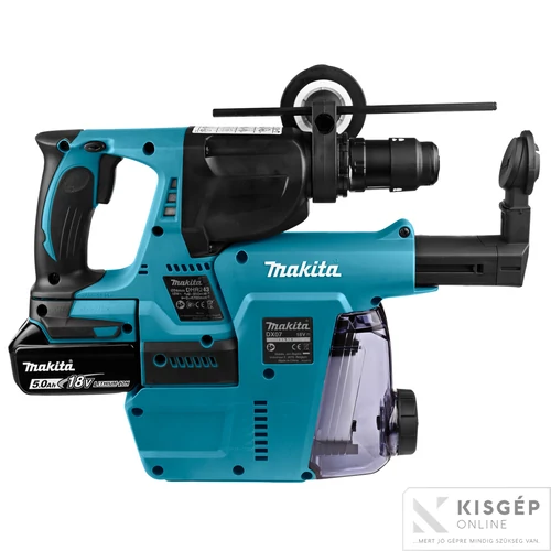 Makita DHR243RTJW 18V LXT Li-ion BL 2,0J SDS-Plus fúró-vésőkalapács cst 2x5,0Ah