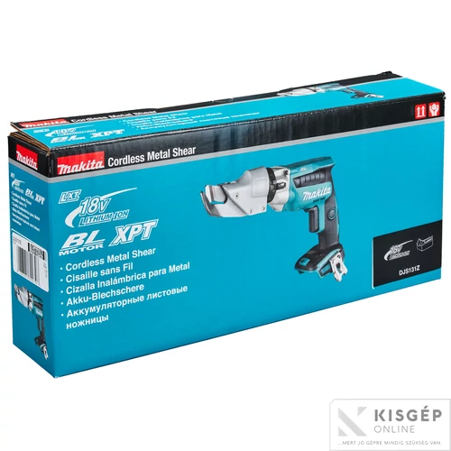 Makita DJS131Z 18V LXT Li-ion 1.3mm lemezvágó olló Z