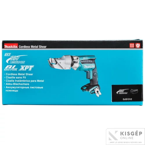 Makita DJS131Z 18V LXT Li-ion 1.3mm lemezvágó olló Z