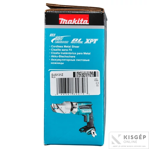 Makita DJS131Z 18V LXT Li-ion 1.3mm lemezvágó olló Z
