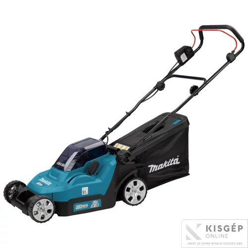 Makita DLM382PT2 38cm 2x18V LXT Li-ion fűnyíró 2x5,0Ah+DT