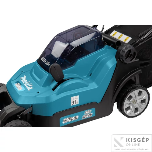Makita DLM382PT2 38cm 2x18V LXT Li-ion fűnyíró 2x5,0Ah+DT