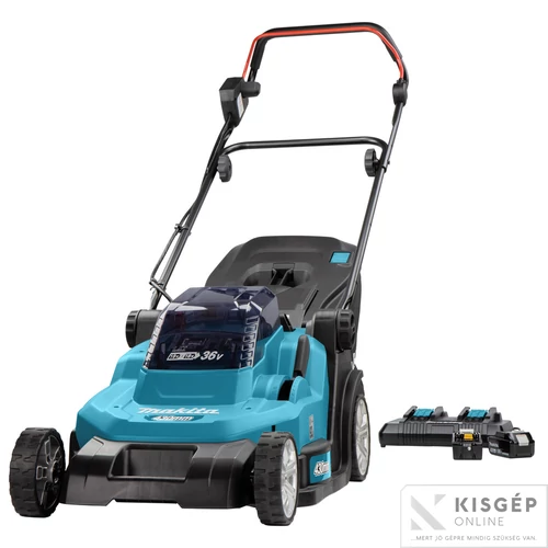 Makita DLM432PT2 43cm 2x18V LXT Li-ion fűnyíró 2x5,0Ah+DT