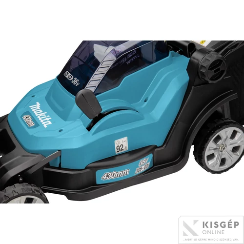 Makita DLM432Z 43cm 2x18V LXT Li-ion fűnyíró Z