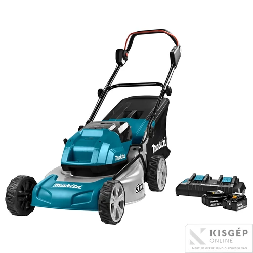 Makita DLM460PT2 46cm 2x18V LXT Li-ion BL fűnyíró 2x5,0Ah+DT