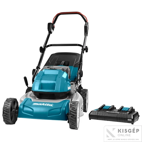 Makita DLM460PT2 46cm 2x18V LXT Li-ion BL fűnyíró 2x5,0Ah+DT