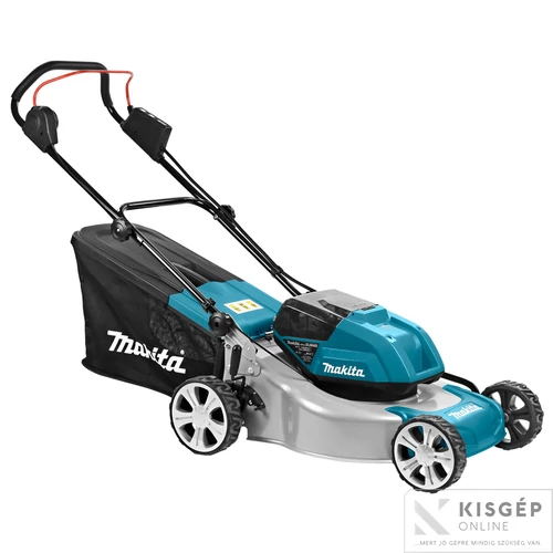 Makita DLM460PT2 46cm 2x18V LXT Li-ion BL fűnyíró 2x5,0Ah+DT