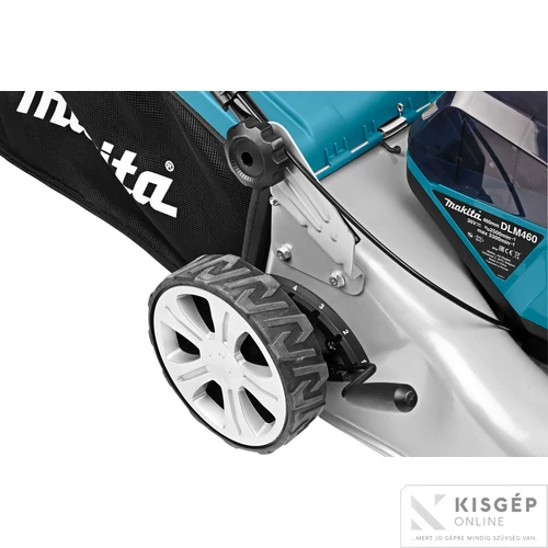 Makita DLM460PT2 46cm 2x18V LXT Li-ion BL fűnyíró 2x5,0Ah+DT