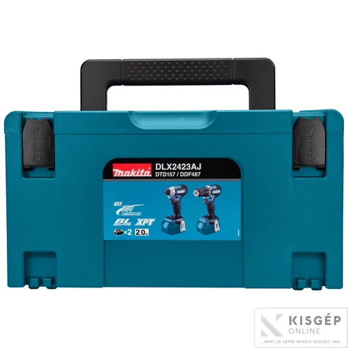 Makita DLX2423AJ 18V LXT Li-ion BL készlet DDF487Z+DTD157Z+2x2,0Ah MP2