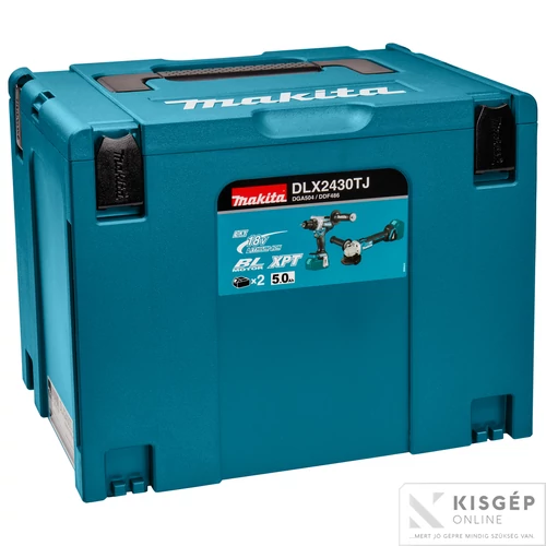 Makita DLX2430TJ 18V LXT Li-ion BL szett DDF486+DGA504+2x5,0Ah MP4