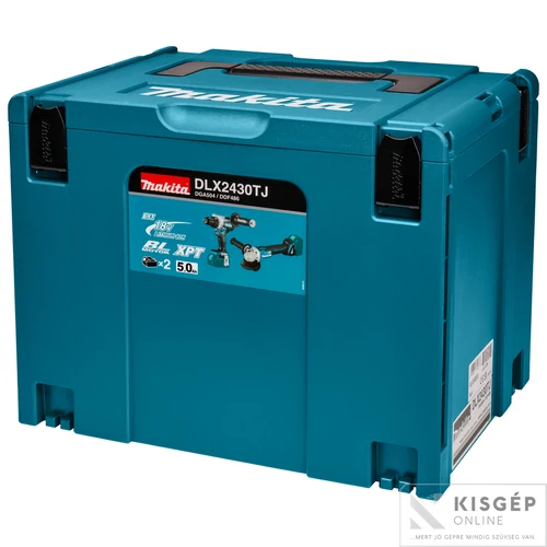 Makita DLX2430TJ 18V LXT Li-ion BL szett DDF486+DGA504+2x5,0Ah MP4