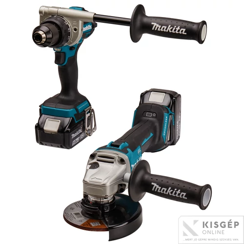 Makita DLX2430TJ 18V LXT Li-ion BL szett DDF486+DGA504+2x5,0Ah MP4