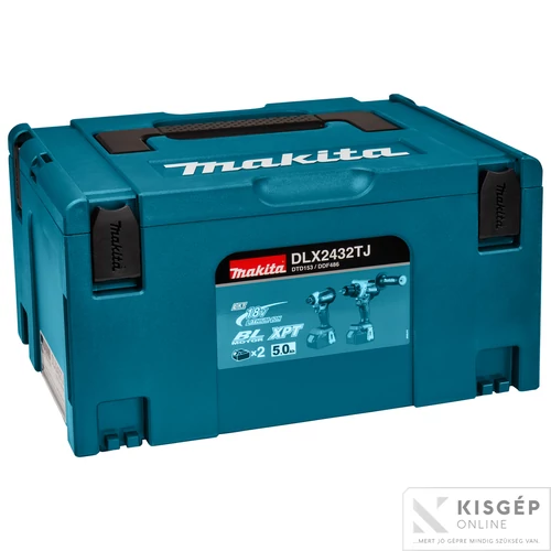Makita DLX2432TJ 18V LXT Li-ion BL szett DDF486+DTD153+2x5,0Ah MP3