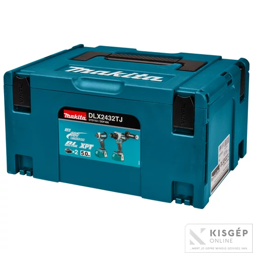 Makita DLX2432TJ 18V LXT Li-ion BL szett DDF486+DTD153+2x5,0Ah MP3