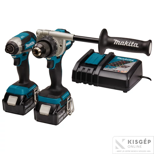 Makita DLX2432TJ 18V LXT Li-ion BL szett DDF486+DTD153+2x5,0Ah MP3