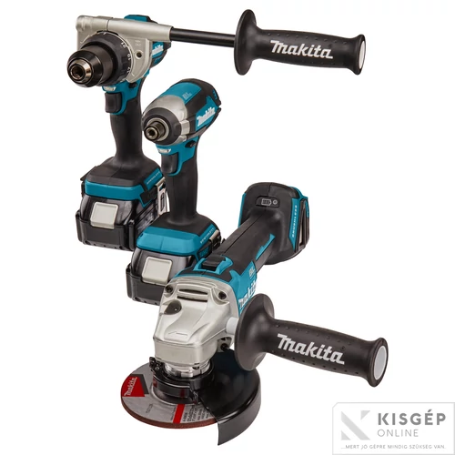 Makita DLX3155TJ 18V LXT Li-ion BL szett DDF486+DGA504+DTD153+2x5,0Ah MP3,4