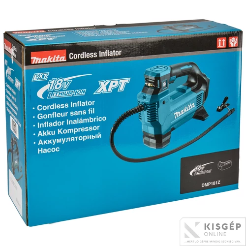 Makita DMP181Z 18V LXT Li-ion 11,1bar kompresszor Z