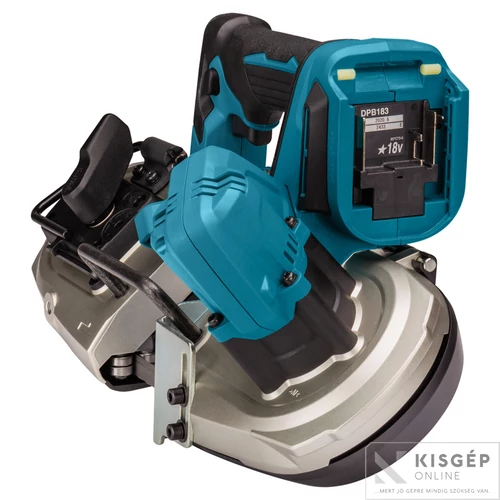 Makita DPB183Z 18V LXT Li-ion BL ALUHÁZAS szalagfűrész v: 66mm Z