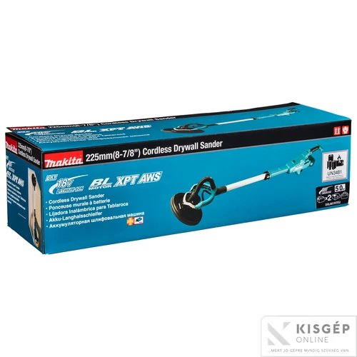 Makita DSL801Z 18V LXT Li-ion BL AWS 225mm falcsiszoló Z