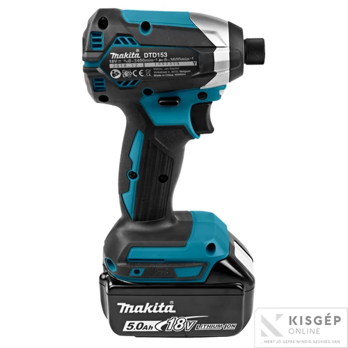 Makita DTD153RTJ 18V LXT Li-ion BL 170Nm ütvecsavarbehajtó 1/4