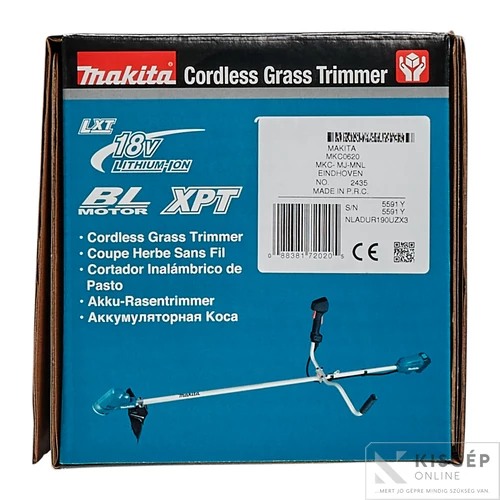 Makita DUR190UZX3  18V LXT Li-ion BL 0,32Le fűkasza Z