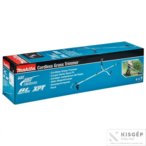 Makita DUR191UZX3  18V LXT Li-ion BL 0,32Le osztott szárú fűkasza Z