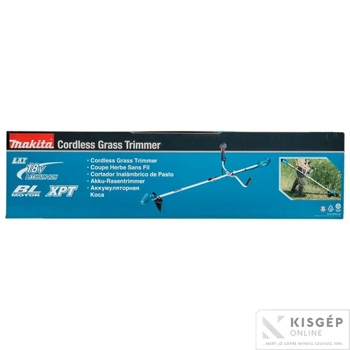 Makita DUR191UZX3  18V LXT Li-ion BL 0,32Le osztott szárú fűkasza Z